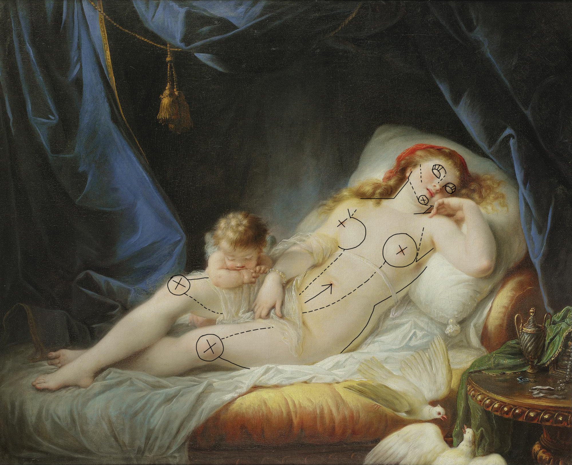 Jean Baptiste Regnault, Venus dormindo