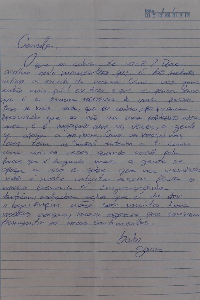 Carta de Bárbara para Camilla