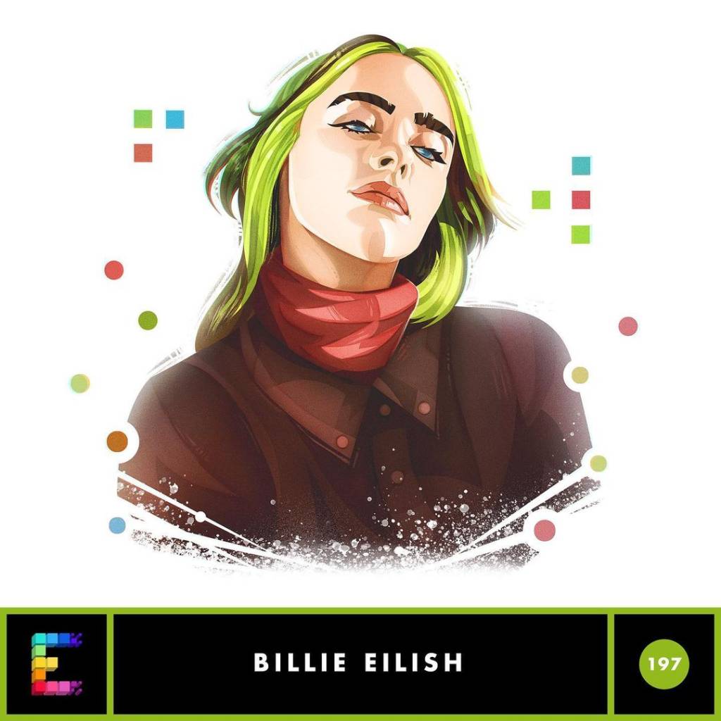 ilustração de Billie Eilish no Song exploder