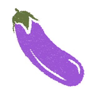 ilustração de emoji de berinjela