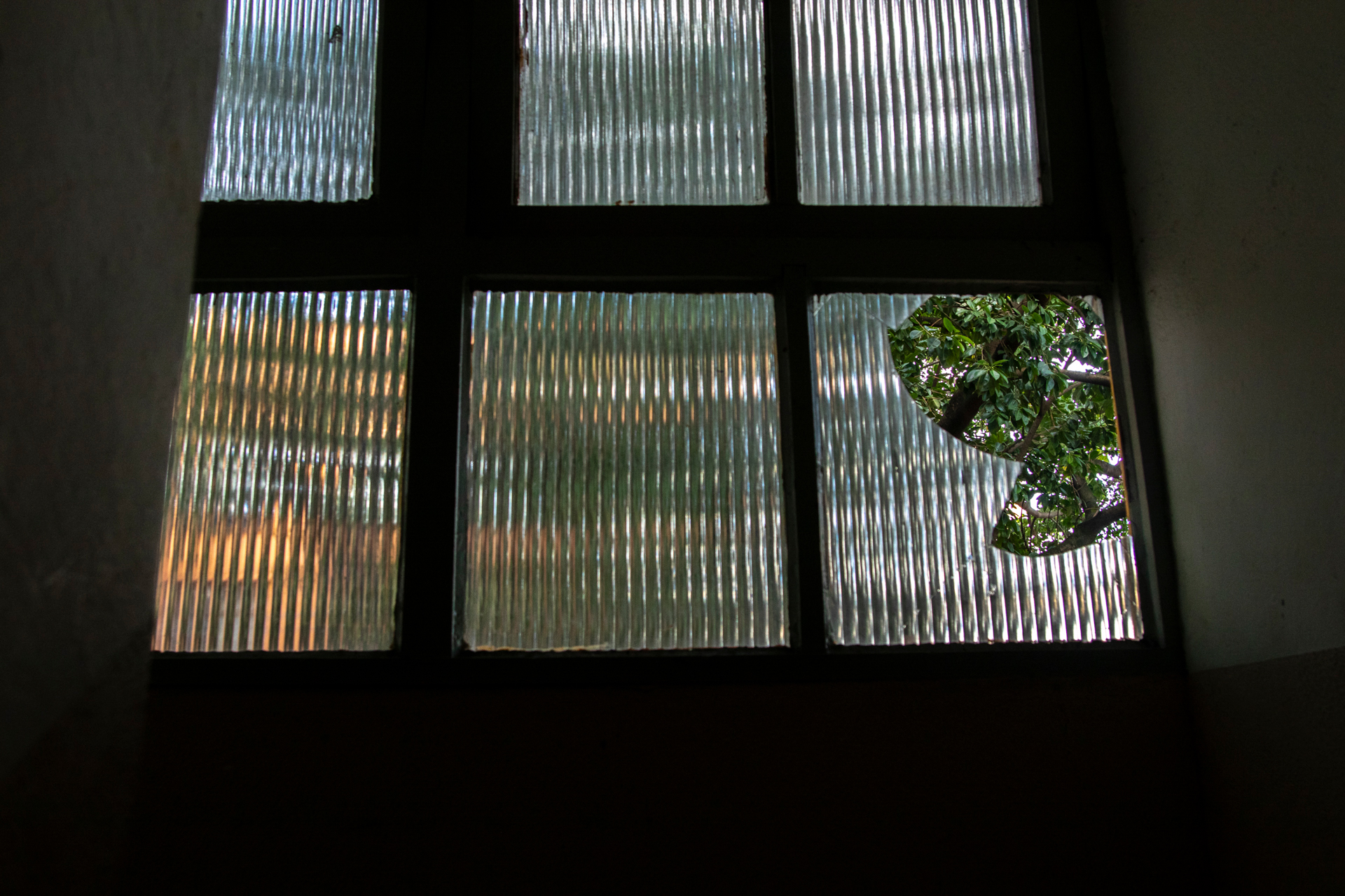 janela na ocupação Luis Gama